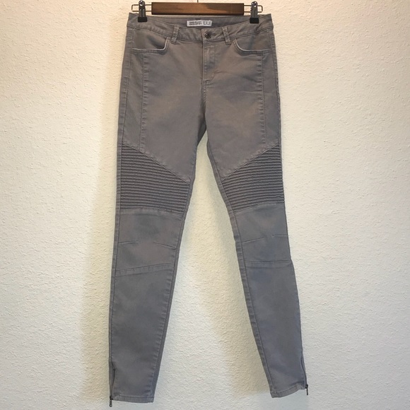 Zara Denim - Zara Basic Denim Moto Jeans
